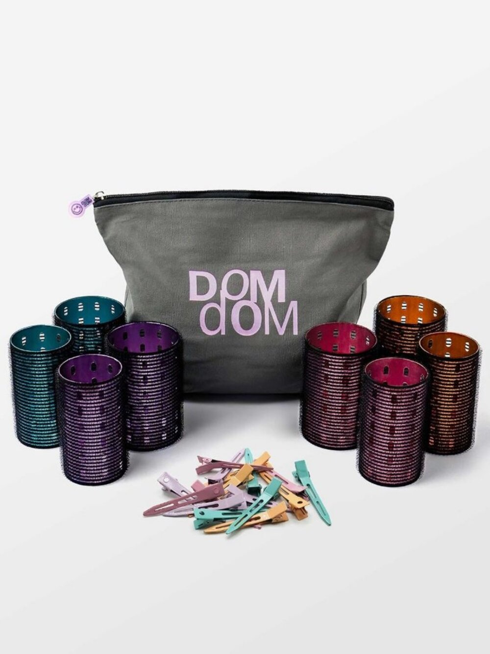 Vintage Metal Hair Rollers for Perfect Curls - Heat-Resistant Styling Tools